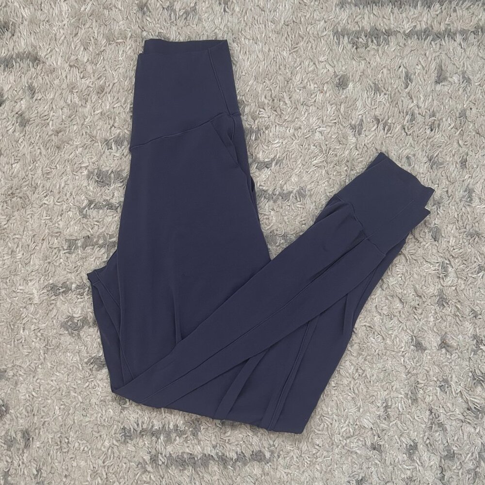 3/$15 🟣 Aerie real me joggers, marled blue, size small